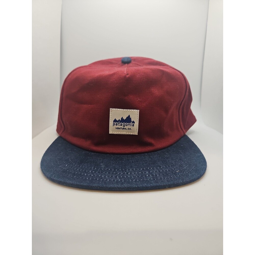 Patagonia Range Cap Baseball Hat Carmine Red One Size Adjustable Snap NWOT